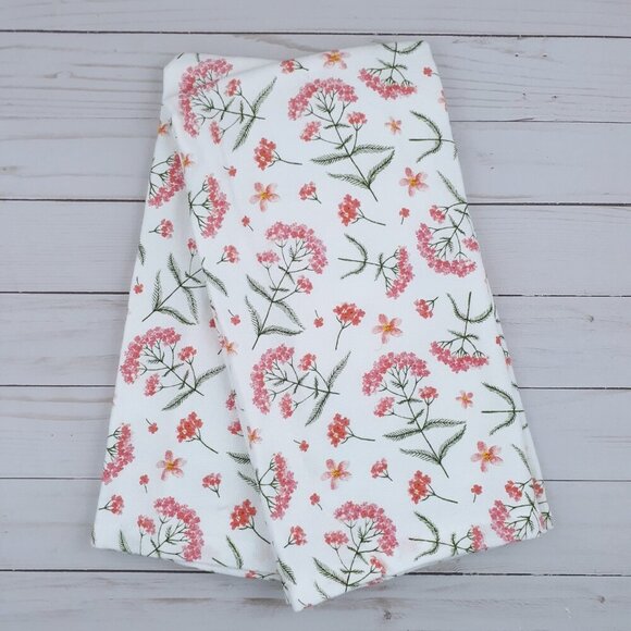 Cedarlane Kitchen Towels Towel Floral Flowers Set of 2 Dual Purpose 18x28 - Picture 3 of 3